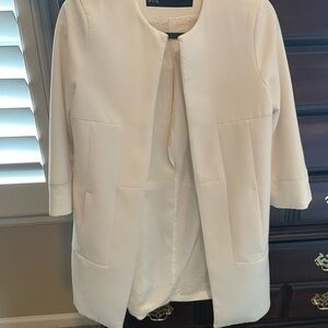 Zara Cream Women's Blazer Coat classy sophisticated business small